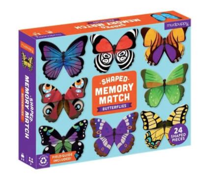 Butterfly Shaped Memory Match - mudpuppy