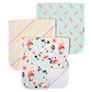 Premium Burp Cloths (3 pack)- Leilani - Copper Pearl