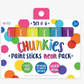 Chunkies Paint Sticks- Neon 6 Pack - Ooly
