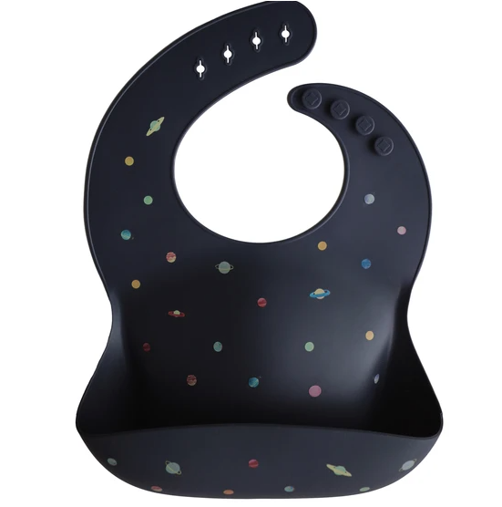 Silicone bib hot sale mushie