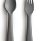 Fork and Spoon Set-sage