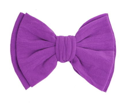 Grape Classic Bow Clip - Baby Bling