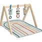 Ritzy Activity Wooden Gym with Toys