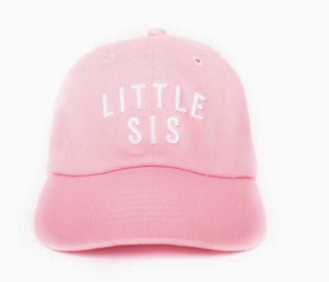 Little Sis Pink Baseball Cap