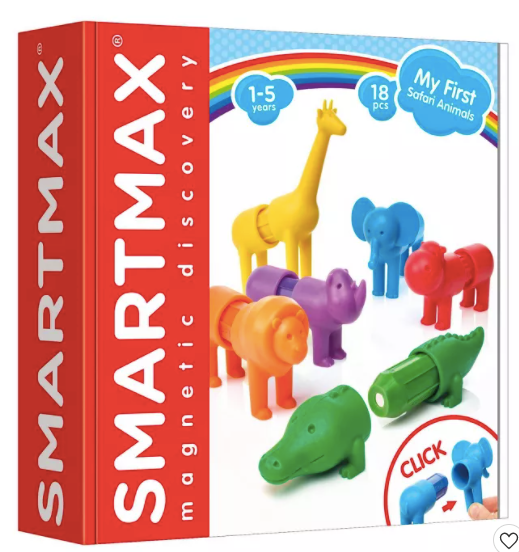 SmartMax Magnetic Discovery- My First Safari Animals - SmartMax