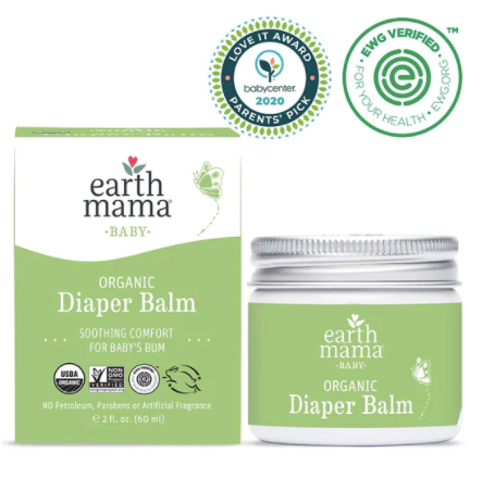 Organic Diaper Balm- Family Size - Earth Mama Organics