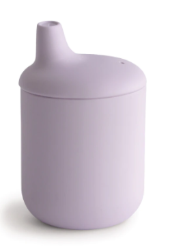 Silicone Sippy Cup (Soft Lilac) - Mushie & Co
