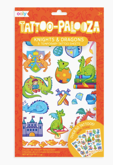 Tattoo-Palooza Knights & Dragons