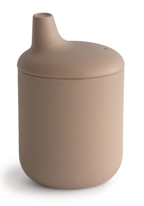 Silicone Sippy Cup (Natural) - Mushie & Co