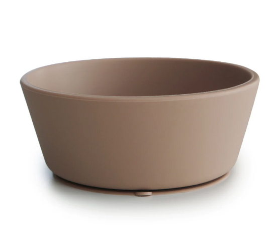 Silicone Suction Bowl (Natural) - Mushie & Co