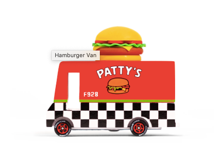 Wooden Hamburger Van - CandyLab