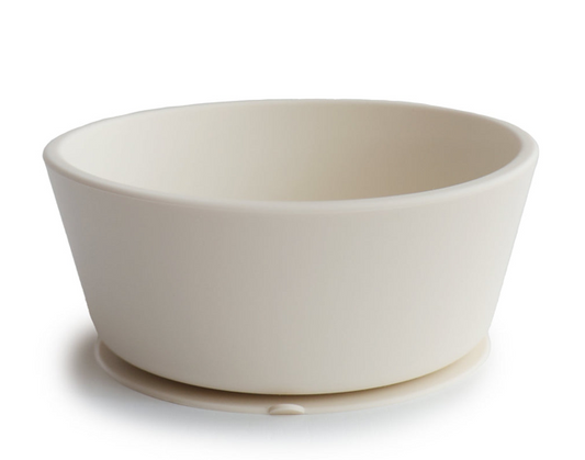 Silicone Bowl- Ivory - Mushie & Co