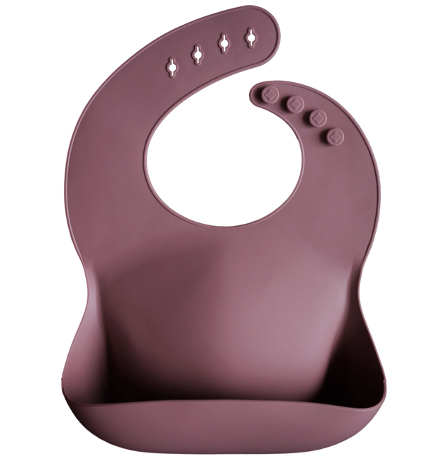 Mushie Silicone Baby Bibs - solid colors - Mushie & Co