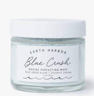 Blue Crush-Marine Mask: Blue Green Algae + Coconut Cream - Earth Harbor Naturals