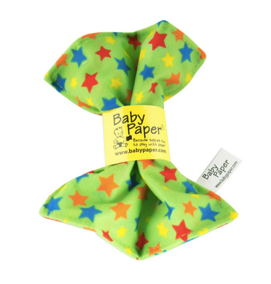 Green Stars Baby Paper - Baby Paper