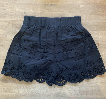 Girls black shorts with design - Mayoral