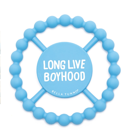 LONG LIVE BOYHOOD TEETHER - Baby Sweet Pea's Boutique