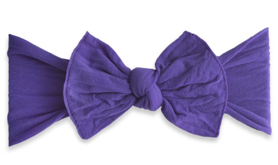Ultra Violet Classic Knot Headband - Baby Sweet Pea's Boutique