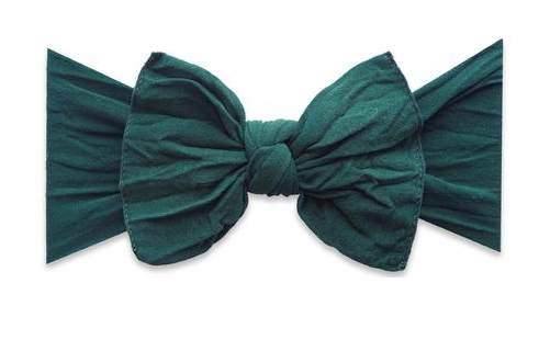 Forest Green Classic Knot Headband - Baby Bling