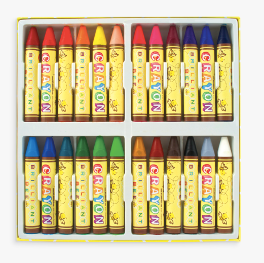 Brillant Bee Crayons 24 Packs - Ooly