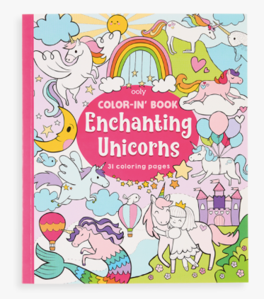 Enchanting Unicorns Coloring Book - Ooly