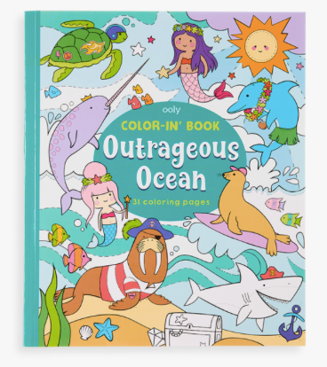Outrageous Ocean Coloring Book - Ooly