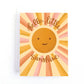Hello Little Sunshine Baby Shower Card - Pedaller Designs
