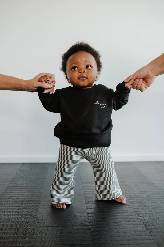 Baby Sweatshirt Black - North Kinder