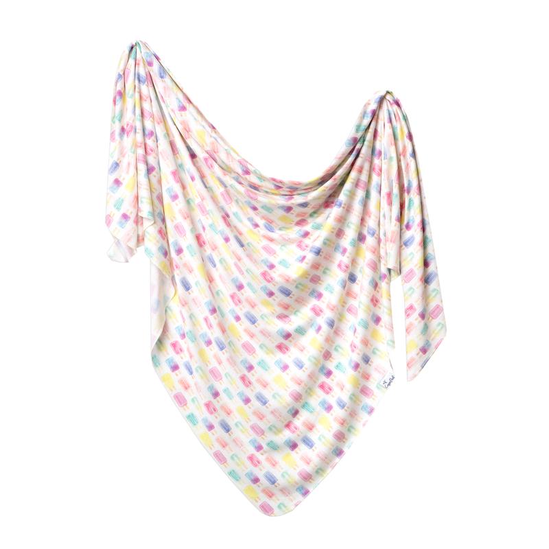 Knit Swaddle Blanket- Summer - Copper Pearl
