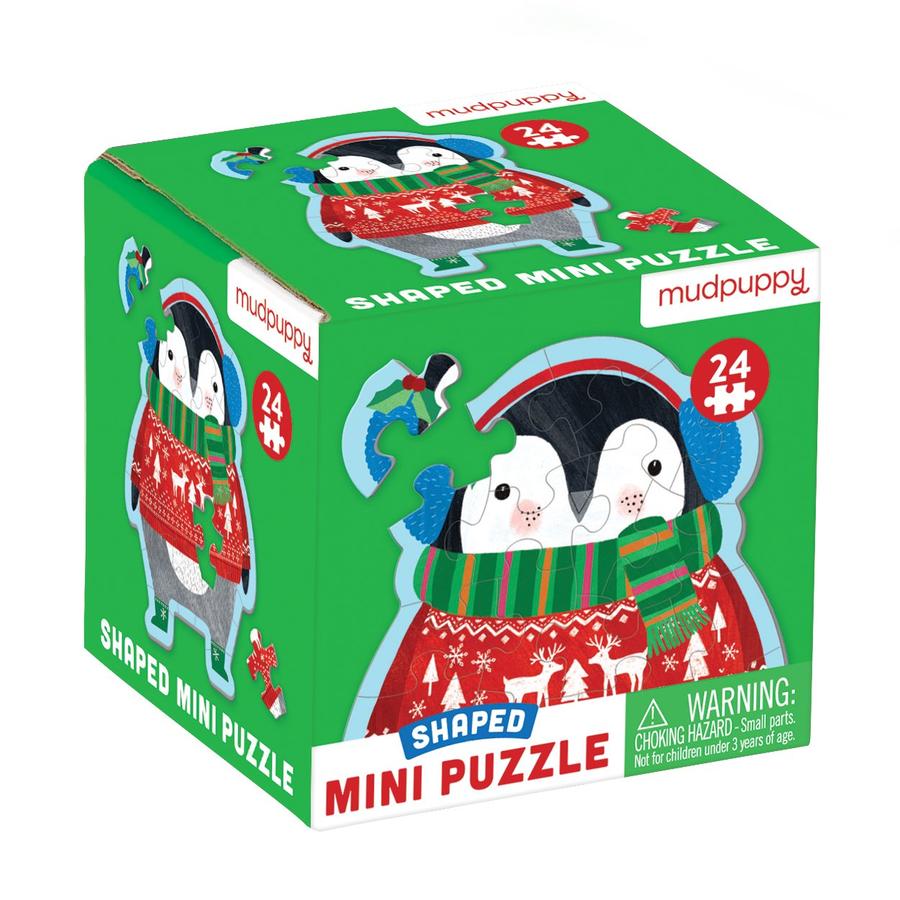 Penguin Shaped Mini Puzzle - Mudpuppy