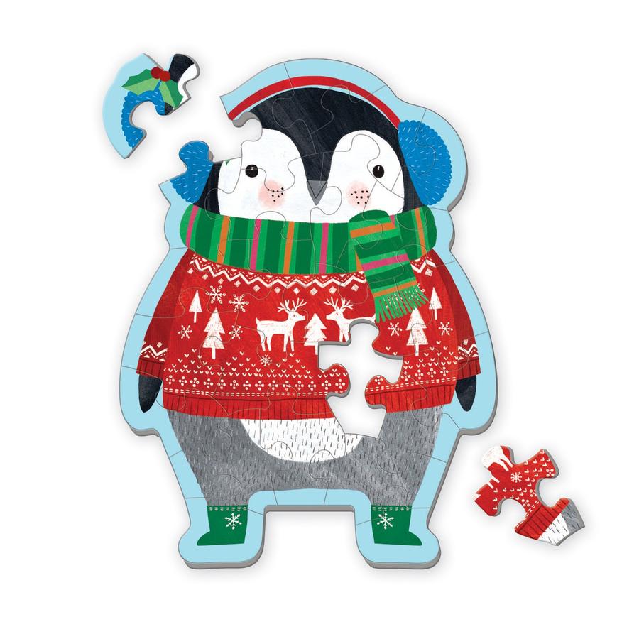 Penguin Shaped Mini Puzzle - Mudpuppy